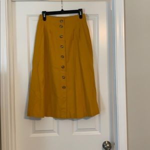 Madewell midi skirt